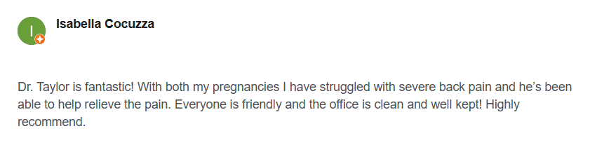 Testimonial from Isabella Cocuzza