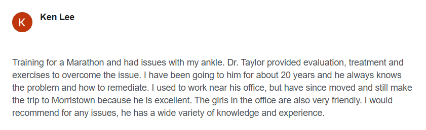 Testimonial from Kan Lee